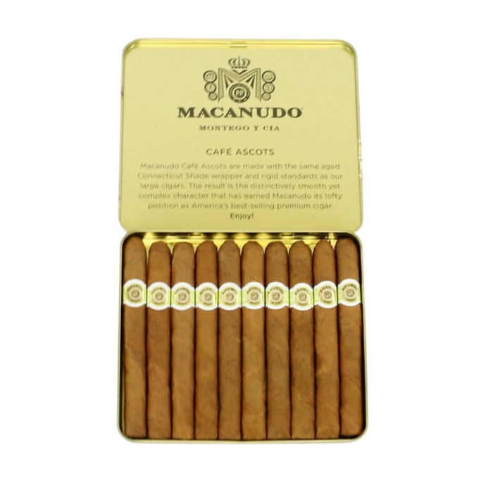 Macanudo Connecticut Ascots - 10 Pack