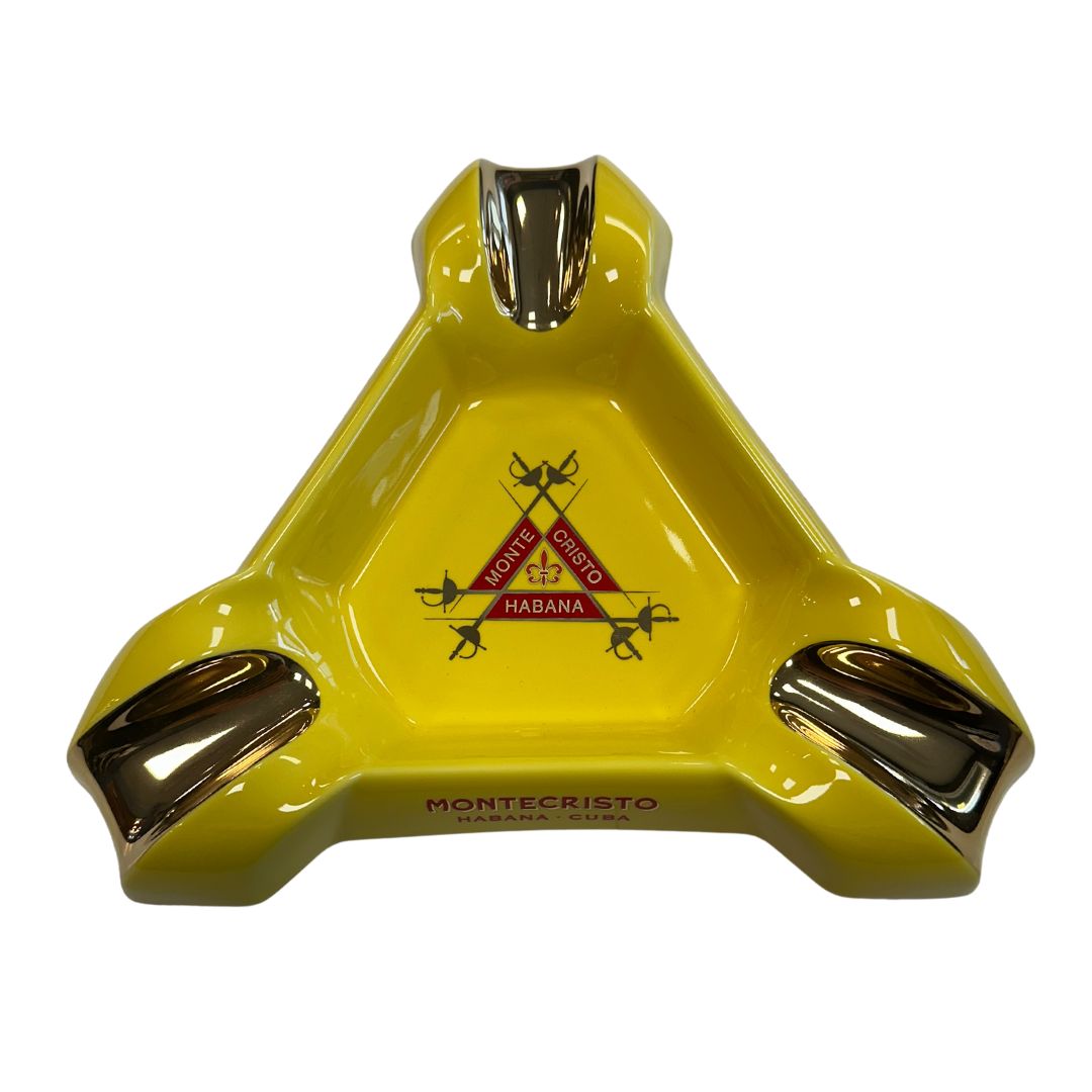 Montecristo Triangular 3 Sq Ashtray — Smoke Master Cigars