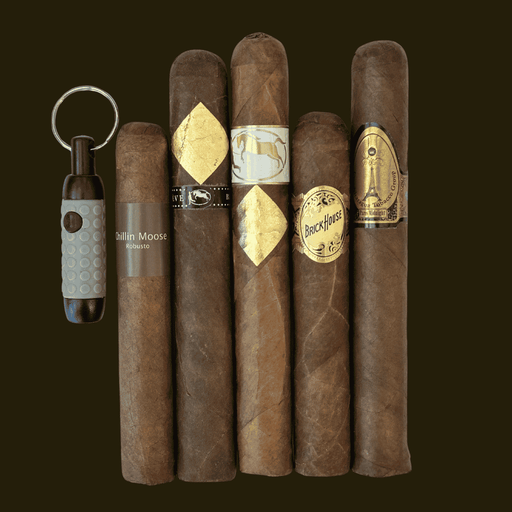 5 cigar draw card sampler