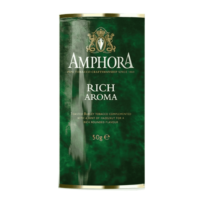 Amphora Rich Aroma pipe tobacco 50g Mac Baren Burley Virginia Oriental hazelnut aromatic mild pipe tobacco