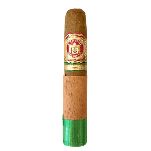Arturo Fuente Chateau Fuente Natural cigar with red and gold Fuente band.