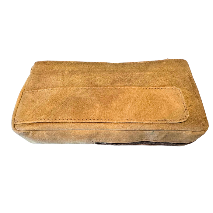 Brigham 1 Pipe and Tobacco Case Brown