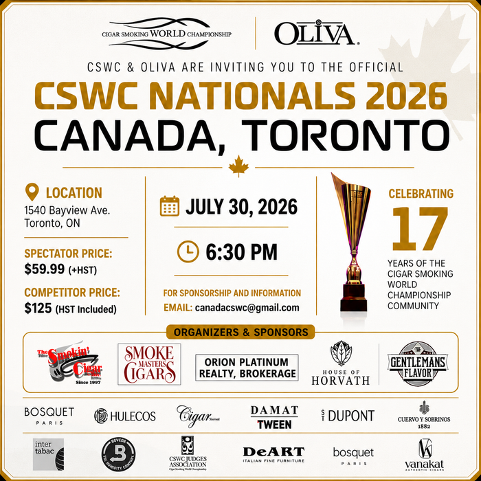 OLIVA CSWC NATIONAL CHAMPIONSHIP JULY 30TH