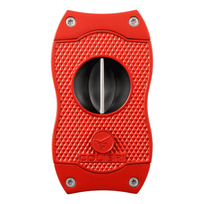 colibri diamond v cut cigar cutter red spring loaded blade