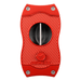 colibri diamond v cut cigar cutter red spring loaded blade