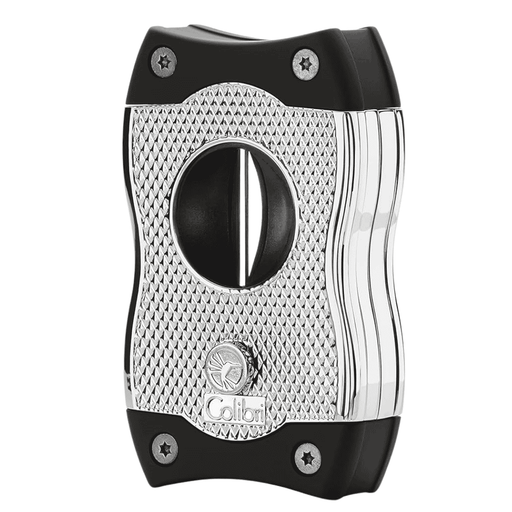 colibri sv cut cigar cutter chrome black straight v cut