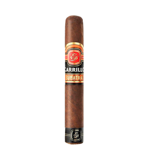 E.P. Carrillo Essence Sumatra robusto cigar with Ecuadorian Sumatra wrapper and classic EPC band – premium hand-rolled cigar