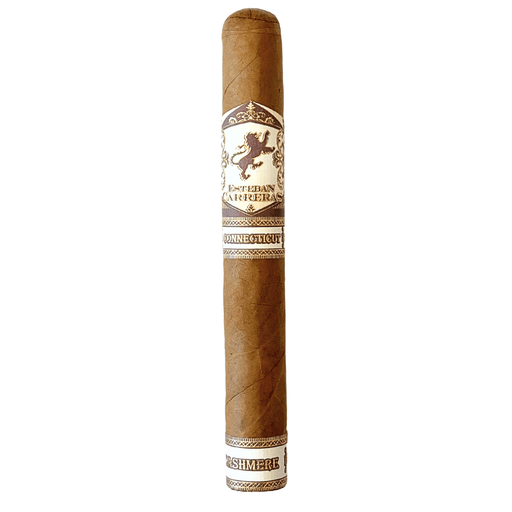 The Esteban Carreras Cashmere Toro is a smooth yet flavorful cigar that delivers a refined experience from first light to final draw. Wrapped in a silky Ecuadorian Connecticut leaf and filled with well-aged Nicaraguan tobaccos, this Toro offers a creamy, medium-bodied profile with notes of toasted nuts, subtle spice, and a touch of sweetness.