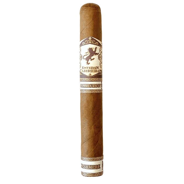 The Esteban Carreras Cashmere Toro is a smooth yet flavorful cigar that delivers a refined experience from first light to final draw. Wrapped in a silky Ecuadorian Connecticut leaf and filled with well-aged Nicaraguan tobaccos, this Toro offers a creamy, medium-bodied profile with notes of toasted nuts, subtle spice, and a touch of sweetness.