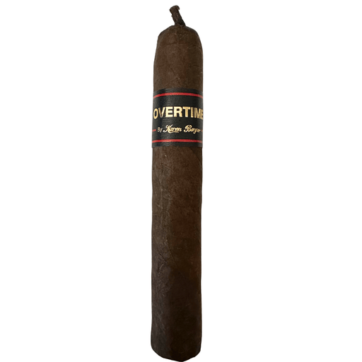 Karen Berger Overtime 6x60 Ecuadorian Maduro wrapper Sumatran binder Nicaraguan filler closed foot pigtail boutique cigar Esteli