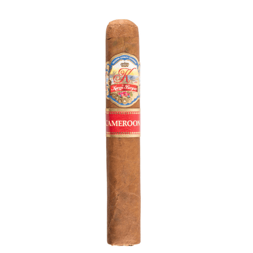 The K by Karen Berger Cameroon Robusto is a beautifully balanced cigar that showcases the elegance of an authentic Cameroon wrapper paired with the bold heart of Nicaraguan tobacco.