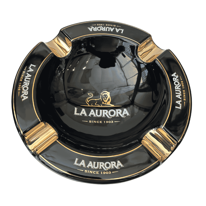 La Aurora Cigar Ashtray Black