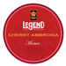 Legend Pipe Tobacco Cherry Ambrosia mixture tin with red and pink label