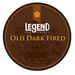 Legend Pipe Tobacco Old Dark Fired tin with dark brown and gold label