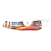 Les Fines Lames Le Petit Havana Streets Series cigar knife with colorful Havana inspired artwork displayed on a plain white background.