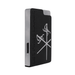 Les Fines Lames Le Feu Brick Lighter with a solid rectangular body and single flame torch displayed on a plain white background.