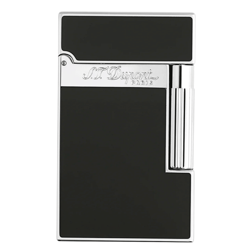 st dupont ligne 2 lacquer silver lighter luxury cigar
