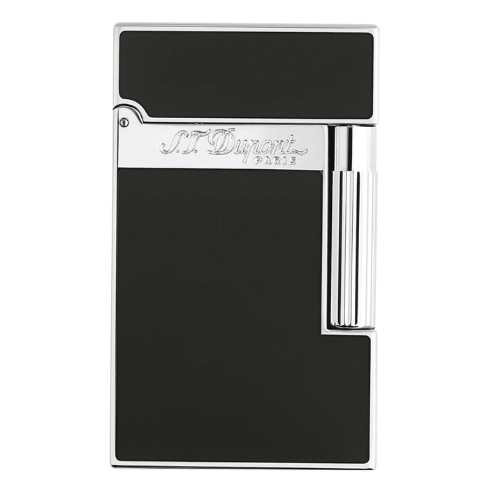 st dupont ligne 2 lacquer silver lighter luxury cigar