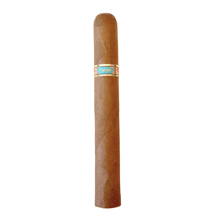 The Matilde Special Edition Toro is a rare and thoughtfully blended cigar, crafted by Enrique Seijas at the esteemed Tabacalera La Isla in the Dominican Republic. This unique blend introduces something entirely new to the Matilde portfolio—an Ecuadorian Sumatra wrapper expertly paired with a Nicaraguan binder, and a rich mix of Peruvian and Dominican Pelo de Oro fillers.
