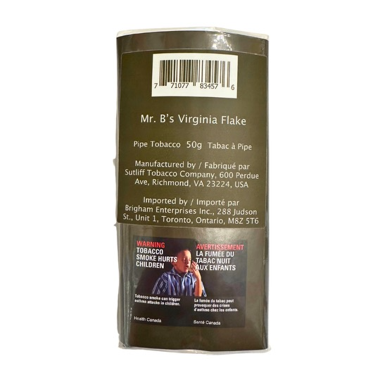 Mr. B's Virginia Flake 50g Pipe Tobacco