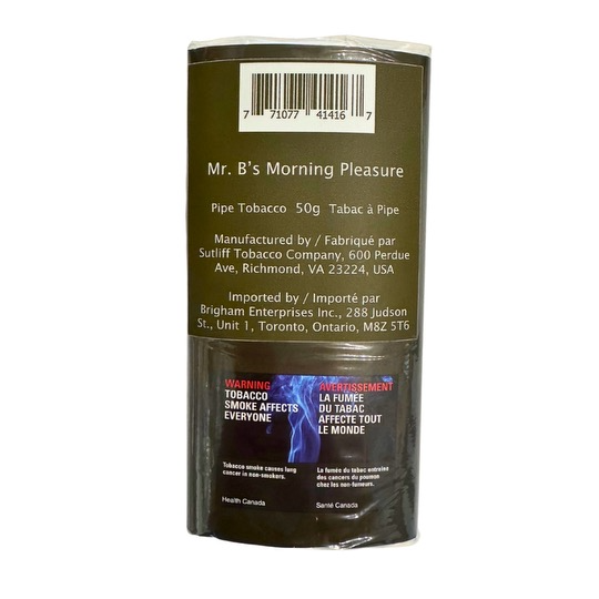 Mr. B's Morning Pleasure 50g Pipe Tobacco — Smoke Master Cigars