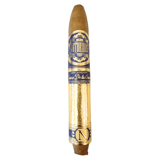 Notorious Creme de la Creme Belicoso 5.5x52 Conor McGregor Ecuadorian Connecticut Shade wrapper Brazilian Arapiraca binder medium bodied luxury cigar 2026