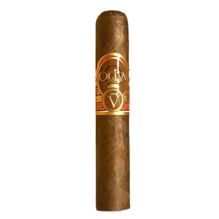 Oliva Serie V Double Robusto 5x54 Ecuadorian Habano Sun Grown wrapper Nicaraguan Jalapa Ligero 95 rated medium full bodied Nicaraguan cigar
