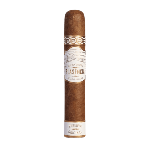 The Plasencia Reserva Original Robusto offers a smooth, organic smoking experience rooted in generations of tradition. Made entirely with 100% organic Nicaraguan tobacco, this medium-bodied cigar delivers rich notes of earth, cedar, cocoa, and a hint of natural sweetness. 