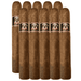 Rage Habano 10 Pack Cigars Gordo, Standing upright with a white background