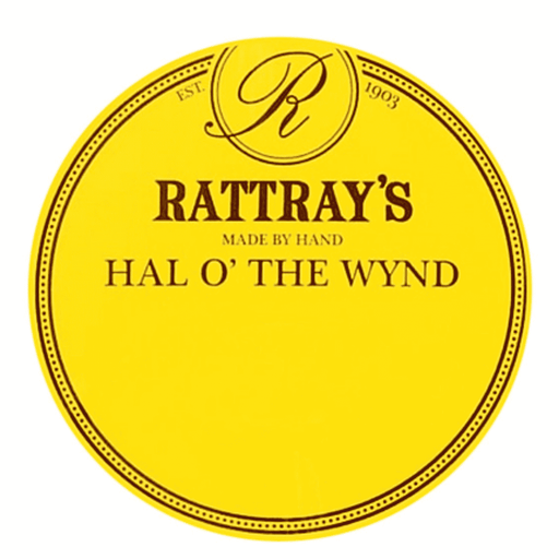 Rattray's Hal O The Wynd pipe tobacco 50g yellow tin established 1903 Virginia Kentucky Perique blend