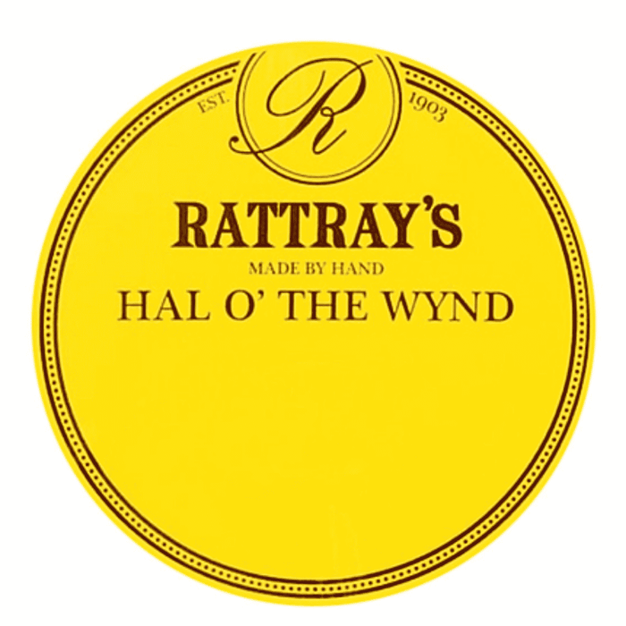 Rattray's Hal O The Wynd pipe tobacco 50g yellow tin established 1903 Virginia Kentucky Perique blend