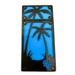 Rocky Patel Burn Palm Tree double torch lighter blue cigar lighter wind resistant dual jet flame lifetime warranty premium cigar lighter
