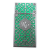 Rocky Patel Burn Series torch lighter in green and chrome with ornate filigree design and RP medallion