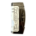 Rocky Patel Super Jet single torch lighter gunmetal white built-in punch cutter wind resistant butane cigar lighter lifetime warranty