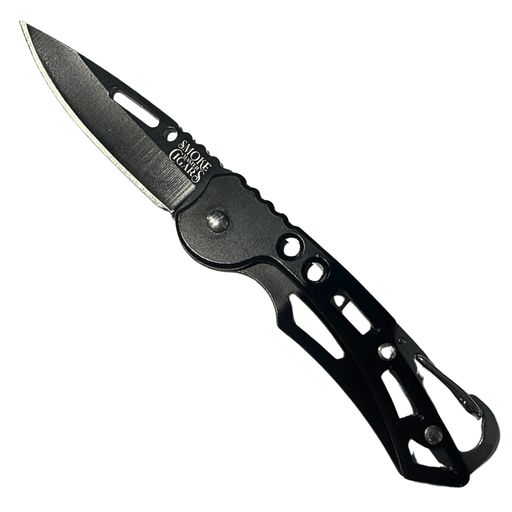 Smoke Master Cigars EDC carabiner pocket knife folding keychain knife stainless steel 6.2cm blade cigar accessory everyday carry