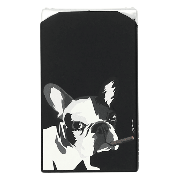 siglo dog in black lighter french bulldog pop art