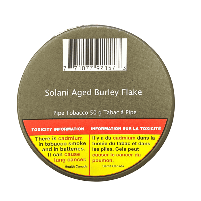 solani aged burley pipe tobacco