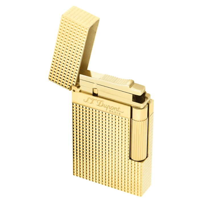 St Dupont Ligne 2 Diamond Head Gold
