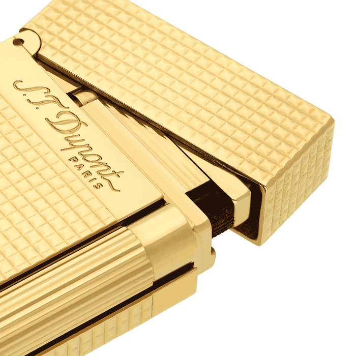 St Dupont Ligne 2 Diamond Head Gold
