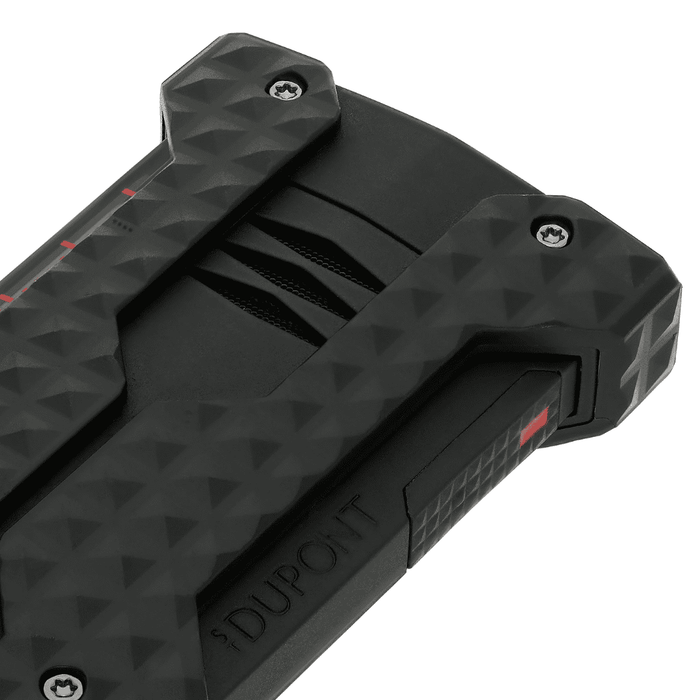 St Dupont Windproof Brushed Lighter Black