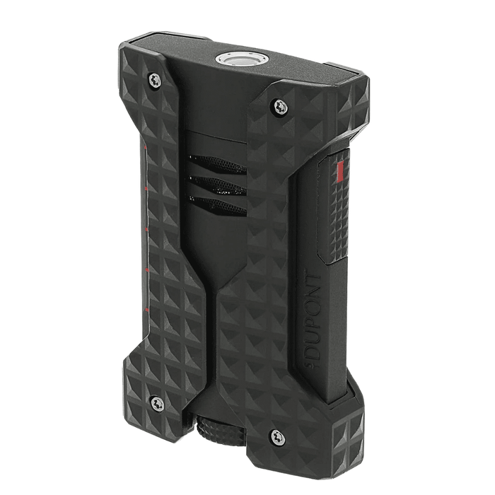 st dupont windproof brushed lighter black cigar