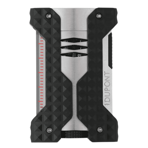 st dupont windproof brushed lighter chrome cigar