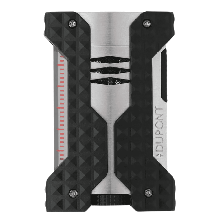 st dupont windproof brushed lighter chrome cigar