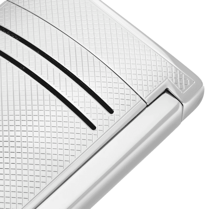 St Dupont MaxiJet Lacquered Lighter Silver