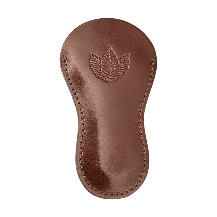 Toscano Cigar Scissors Cutter with Leather Case