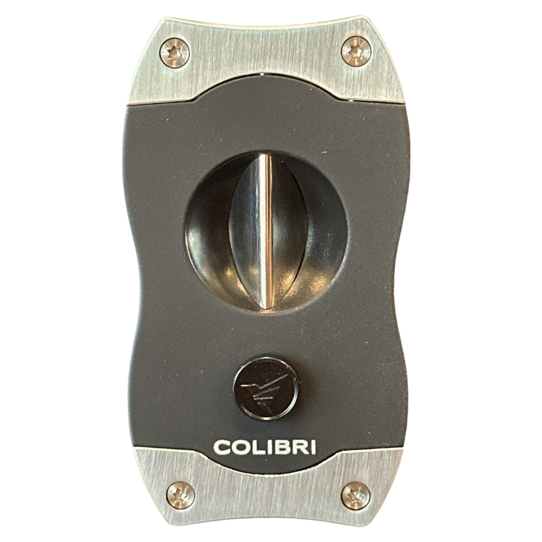 Colibri High-Performance V-Cut Cigar Cutter – Ergonomic Design with Stainless Steel Spring-Activated Blade