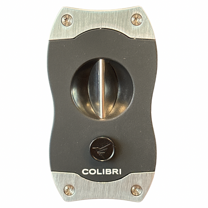 Colibri High-Performance V-Cut Cigar Cutter – Ergonomic Design with Stainless Steel Spring-Activated Blade