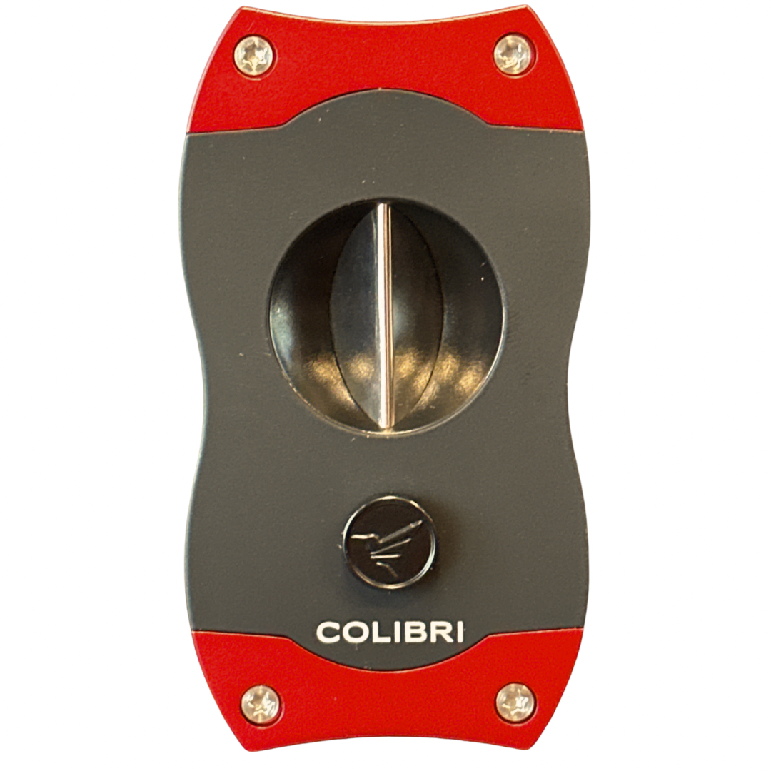 Colibri High-Performance V-Cut Cigar Cutter – Ergonomic Design with Stainless Steel Spring-Activated Blade