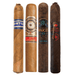mild to wild robusto cigar sampler four premium cigars strength progression
