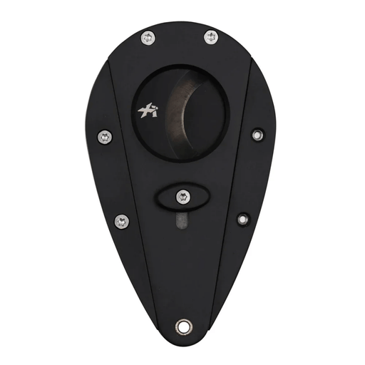 Xikar Xi1 Phantom black double guillotine cigar cutter stainless steel blades premium cigar cutter all black